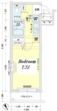 メインステージ大井町の間取り図