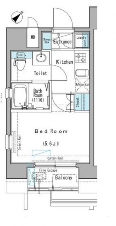 アクサス巣鴨Sta.の間取り図