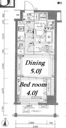 日神デュオステージ王子神谷の間取り図