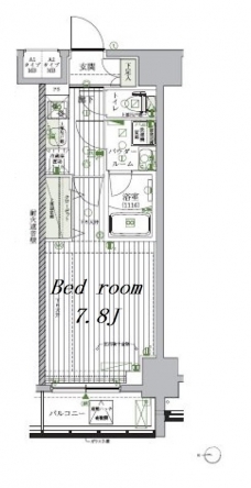 メインステージ木場の間取り図