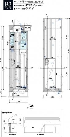 メインステージ野方駅前の間取り図