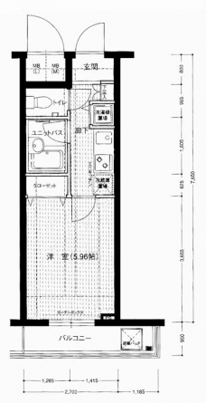 メインステージ青山の間取り図
