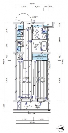 メインステージ大森の間取り図
