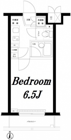 ルーブル早稲田弐番館の間取り図