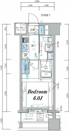 メインステージ平和島IIの間取り図