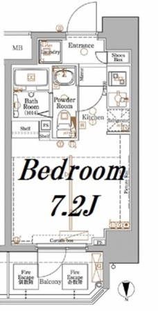 アクサス東京イーストレジデンスの間取り図