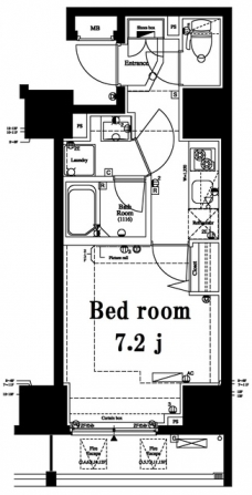 アクサス汐留の間取り図