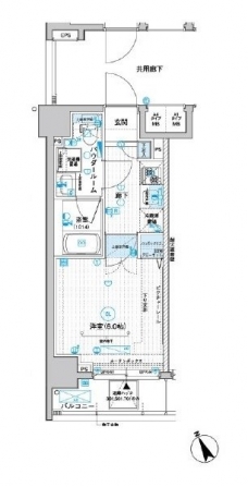 メインステージ川口WESTの間取り図