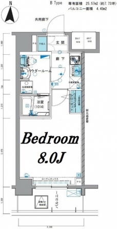 メインステージ亀戸IIIの間取り図