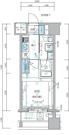 メインステージ平和島IIの間取り図