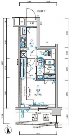 メインステージ浮間公園の間取り図