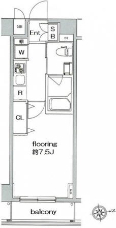 グランヴァン亀戸IIIの間取り図
