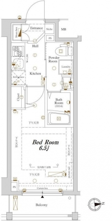 アクサス大塚の間取り図