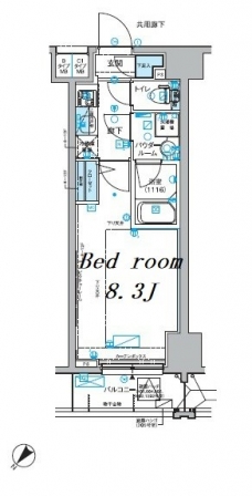 メインステージ小竹向原の間取り図