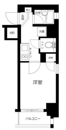 シンシア護国寺ステーションプラザの間取り図