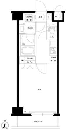 ルーブル東武練馬弐番館の間取り図