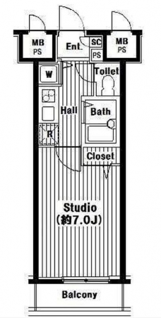 グランド・ガーラ芝公園の間取り図
