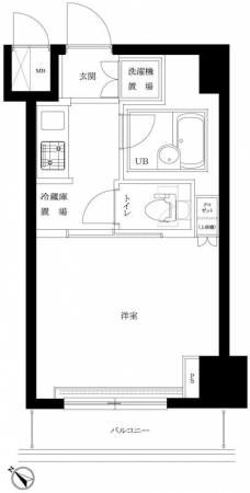 ルーブル豊島千石の間取り図