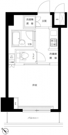 ルーブル豊島千石の間取り図