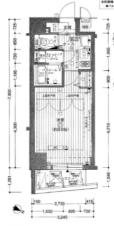 エステムプラザ世田谷・千歳烏山の間取り図