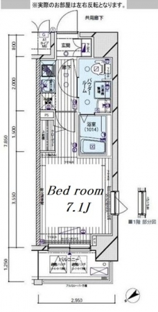 メインステージ亀戸の間取り図