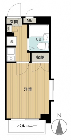 フェニックス早稲田の間取り図