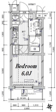 メインステージ南蒲田の間取り図