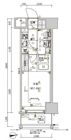 メインステージ南砂町IIの間取り図