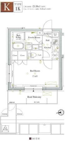 アクサス駒場東大前の間取り図