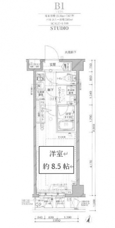 メインステージ板橋志村IIの間取り図