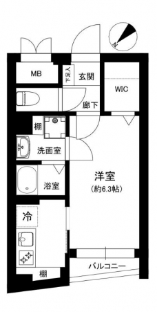 クリアル落合南長崎の間取り図