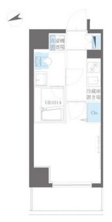 ハーモニーレジデンス品川ウエストの間取り図