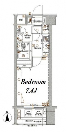 アクサス文京関口の間取り図