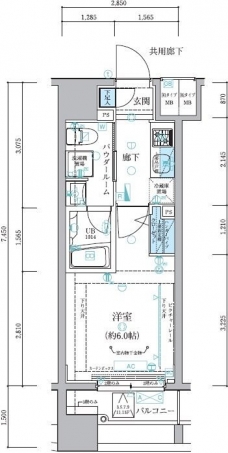 メインステージ平和島IIの間取り図