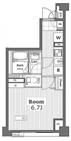 ガラ・ステージ中野の間取り図