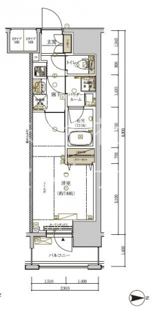 MAINGRANDIA ASAKUSAの間取り図