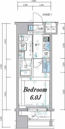 メインステージ平和島IIの間取り図