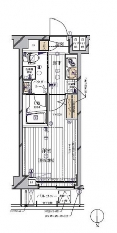 メインステージ多摩川IIIの間取り図