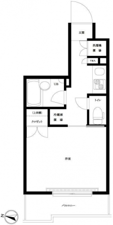 ルーブル豊島千川の間取り図