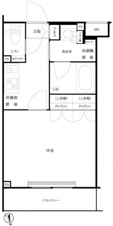 ルーブル大森西の間取り図