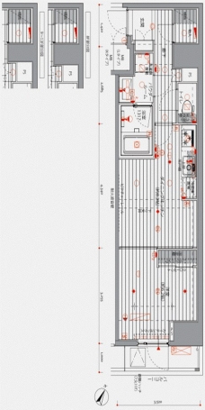 メインステージ千代田岩本町コモデの間取り図
