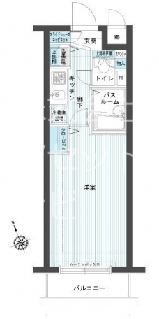 トーシンフェニックス五反田の間取り図