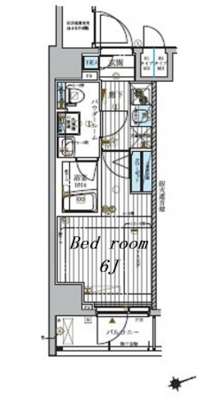 メインステージ北千住IVの間取り図