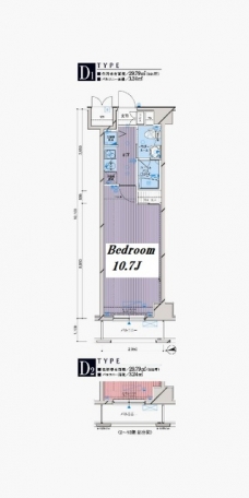 メインステージ大山の間取り図