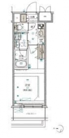 クレイシア両国カルミナの間取り図
