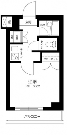 ルーブル中野白鷺の間取り図