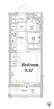 アークマーク中野坂上の間取り図