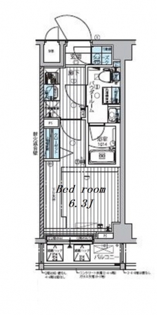 メインステージ武蔵小杉の間取り図