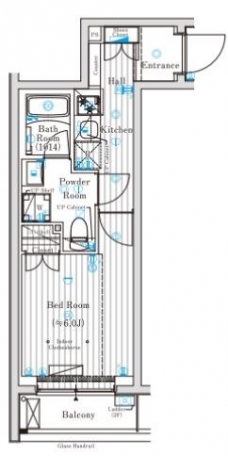 プレール・ドゥーク中野富士見町IIの間取り図