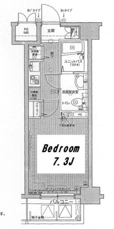 メインステージ八丁堀の間取り図